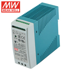ספק כוח Mean Well DRC-60A 60W 12V להתקנה על פס דין עם נורית חיווי LED להפעלה, בעל יכולת החלפה אוטומטית (<span class=keywords><strong>UPS</strong></span>) - Product Image 4
