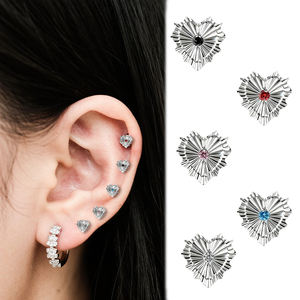 16กรัม F136เจาะหูไทเทเนียมแบบเกลียวเจาะหูสุดโรแมนติกสำหรับงานแต่งงานงานหมั้น - Product Image 2