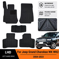 Maßgefertigte Autofußmatten für Jeep Grand Cherokee WK WK2 2004-2022 Rutschfest Wasserdicht Faltbares Design Verschleißfest