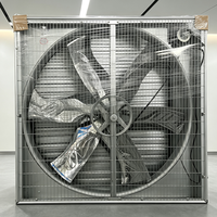 Ventilateur d'extraction industriel de type marteau avec roulement à huile, pales en acier inoxydable, faible bruit, mural, OEM pour la ventilation des usines