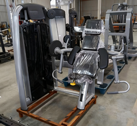 NO.21 Machine à curls de biceps réglable à usage commercial, à charge par broches, pour curls assis, avec banc de fitness pour exercices des épaules et de la poitrine