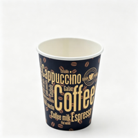 Gobelet à café en papier biodégradable et recyclable à paroi simple, de qualité alimentaire, avec logo imprimé personnalisé, taille personnalisée, gobelet à emporter écologique