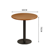 Ensemble de Mobilier Sur Mesure Moderne pour Café Commercial, Table et Chaises de Restaurant en Bois Stratifié Chêne pour Salons de Thé et Cafés