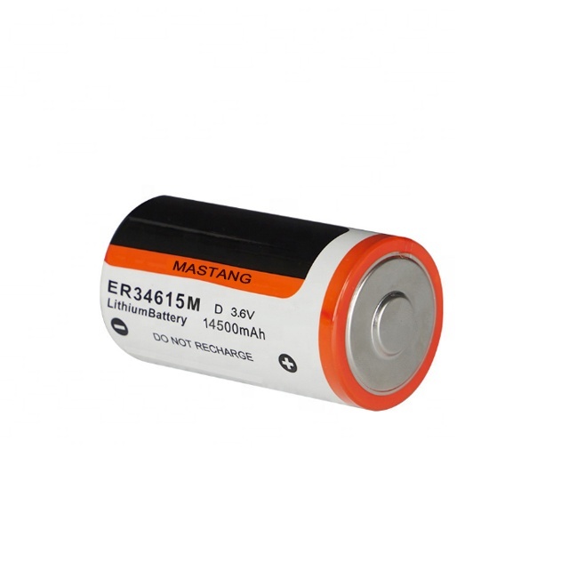 Long Lifespan 3.6V 14.5Ah ER34615 14500mAh Li-SOCL2 Lithium Thionyl Chloride Battery Power Cells for Gas Meter