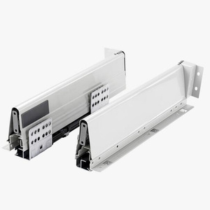 Nhiệm vụ nặng nề hộp mỏng ngăn kéo trượt mềm đóng hộp kim loại ngăn kéo trượt đường sắt cho tủ bếp - Product Image 4