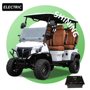 Carrito de Golf Elevado Shininglsv de 4 Plazas, Diseño de Lujo con Suspensión Independiente, Nuestros Productos Ofrecen una Garantía Máxima de Tres Años - Product Image 1
