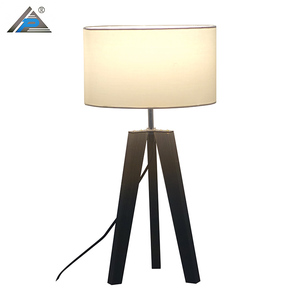 Tùy Chỉnh Hiện Đại Bắc Âu Nhà Hàng Phòng Ngủ Bàn LED Đèn Vòng Bóng Râm Chân Máy Gỗ Tre Cơ Sở Thiết Kế Bảng Đèn Cho Phòng Khách - Product Image 4