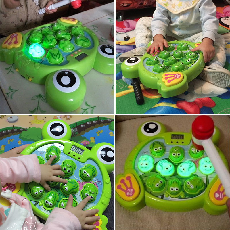Juego interactive Whack A Frog Cumpleaño years activities for boys and girls Juego s with hammers toy for kids child baby stuff