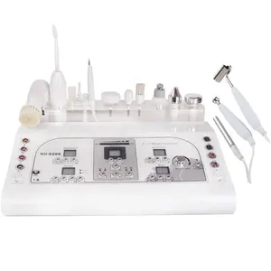 Hot Sale 8 in 1 Multifunctional Ultrasonic Vacuum High Frequency Brush Facial Beauty Machine Skin Rejuvenation Skin Cleaner