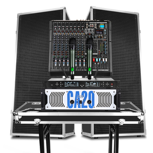 Depusheng D925 - Sistema de Audio Profesional de Lujo con Doble Caja Acústica de 15 Pulgadas y Alta Potencia para Bodas y Hogar - Product Image 1