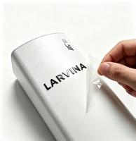 Etiquetas Metálicas de PVC con Estampado Dorado, Película Desprendible, Impresión por Transferencia UV, Pegatinas de Cristal para Publicidad e Impresión de Logotipos
