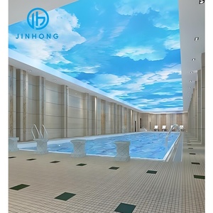 2024 mới mềm phim trần với bầu trời đầy sao, bầu trời xanh, và những đám mây trắng vải vải căng phim bán buôn <span class=keywords><strong>LED</strong></span> hộp đèn - Product Image 1