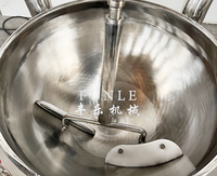 Chaudes Offres : Marmite de Cuisson Industrielle à Double Enveloppe en Acier Inoxydable de Qualité Alimentaire pour Pâte de Chili Hoisin et Mayonnaise