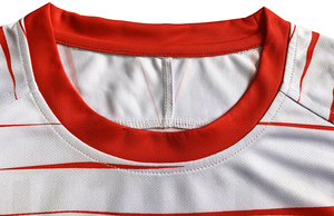 Accesorios de fútbol <span class=keywords><strong>Epson</strong></span> Ink Printed Custom Stripes Camiseta blanca Kits de fútbol para equipos - Product Image 6