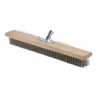 Brosse métallique à long manche la plus vendue pour nettoyer les taches tenaces dans le jardin, outil de nettoyage de terrasse