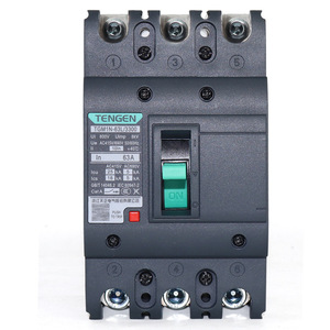 เท็นเก้น Tgm1n-63l เซอร์กิตเบรกเกอร์แบบโมลด์เคส 63a 415v ชุดทริปแม่เหล็กแบบความร้อน - Product Image 1