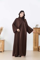 Robe longue drapée pour femmes musulmanes, coupe ample, design unique, logo personnalisé OEM, élégante et modeste