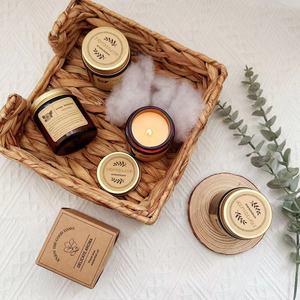 Bougies parfumées en cire de soja en pot de bougie en vrac vanille pour pot en verre à la maison bougie parfumée personnalisée de marque privée - Product Image 5