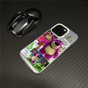 IMD Cartoon Designs TPU Téléphone étui pour iphone 17 16 15 14 13 Pro 12 11 Pro Xs X XR Max 8 7 Dur TPU Cas Couverture Arrière - Product Image 3