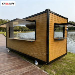 Contenedor de Envío para Cocina, Restaurante, Bar, Cafetería con Ruedas, Diseño de Cafetería Ambulante - Product Image 2