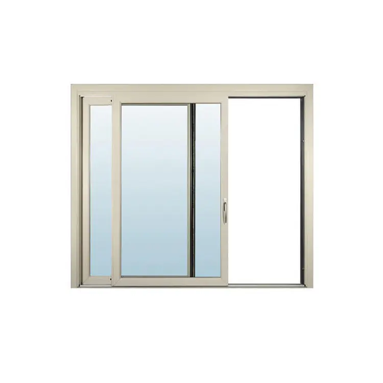 Aluminium Gleed Windows Profiel 2000 Dubbele Geglazuurd Aluminium Schuifraam