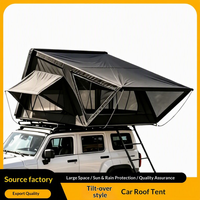 Tente de toit de véhicule portable avec ouverture latérale, en ABS, imperméable, pour le camping en plein air et les loisirs
