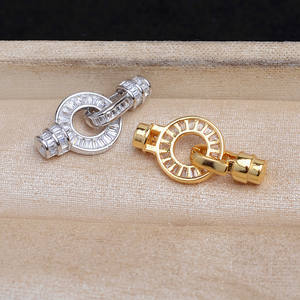 Accesorios DIY, Hebilla de Joyería de Plata S925 con Perla de Cartulina para Collar y Pulsera, Conector de Cierre para Sombrero 5754, Empacado en Bolsa - Product Image 2