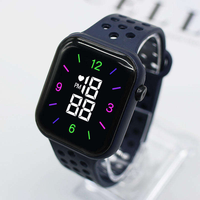 Jam Tangan Elektronik Grosir Laris Manis, Hadiah untuk Anak, Gelang Jam Tangan Olahraga, Jam Digital LED untuk Pria Wanita Pelajar