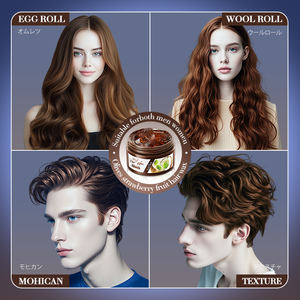 SADOER uomini tutto naturale per capelli Pomade cera Private Label cocco oliva frutta forte Styling prodotto - Product Image 5