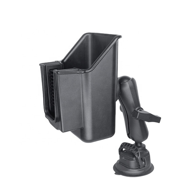 USB Laser Barcode Scanner Holder Wired Handheld UPC EAN Reader Gun Mount Fixed Suction Cup 360 Degree Rotation Anti-Shaking