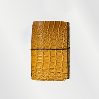 Carnet A5 de luxe à motif crocodile, journal en cuir PU avec logo personnalisé, agenda professionnel à couverture rigide, papeterie personnalisée, cadeau
