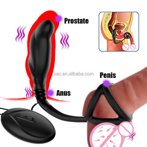 SacKnove हीटिंग सिलिकॉन रिमोट मूत्रमार्ग मुर्गा अंगूठी गुदा पिछवाड़े 10 मोड हिल मालिश पुरुष घर मालिश प्रोस्टेट खिलौने - Product Image 2