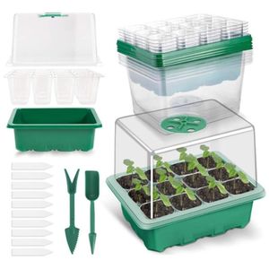 12 trous noir valve respiratoire réglable <span class=keywords><strong>semis</strong></span> et conservation de la chaleur <span class=keywords><strong>plateau</strong></span> de boîte de <span class=keywords><strong>semis</strong></span> - Product Image 2