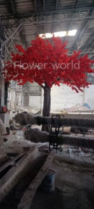 Personalizzare l'albero delle piante artificiali decorazione di nozze albero artificiale fiore di ciliegio <span class=keywords><strong>rosa</strong></span> America giallo albero <span class=keywords><strong>bianco</strong></span> decorazione - Product Image 4
