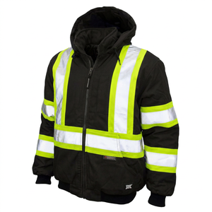 Chaqueta de Seguridad Impermeable de Alta Visibilidad para Hombre, Hecha a Medida, Reflectante, con Logotipo y Diseño Personalizados, Cómoda, Servicio OEM - Product Image 1