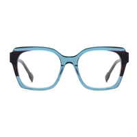 Lunettes optiques rétro multicolores à monture œil-de-chat en acétate, faites à la main, pour femmes, idéales pour le quotidien, les fêtes et le street style (2026)