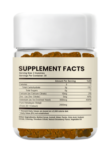 Gomitas <span class=keywords><strong>de</strong></span> Shilajit con Etiqueta Personalizada, Color y Sabor Naturales, Suplementos <span class=keywords><strong>de</strong></span> Gomitas <span class=keywords><strong>de</strong></span> Shilajit Puro con Minerales Traza para Hombres y Mujeres - Product Image 2