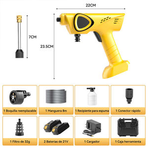 Электрическая стиральная машина R9 21 В, автоматическая мощная водяная машина высокого давления - Product Image 2
