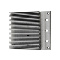 Radiateur à ailettes en aluminium usiné CNC de précision, personnalisé en usine