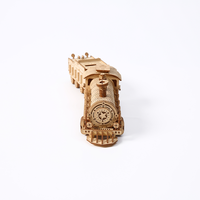 Puzzle 3D en bois à assembler soi-même : Train à vapeur - Jouet décoratif pour commande groupée