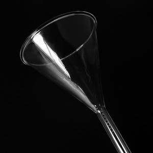 Entonnoir conique en verre Tianjing 75 mm court, usage standard en laboratoire - Product Image 2