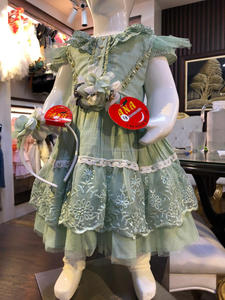 Vestido de Algodón Jacquard con Diadema, Diseño Nuevo de Primavera, Vestido Elegante para Bebé Niña - Product Image 6