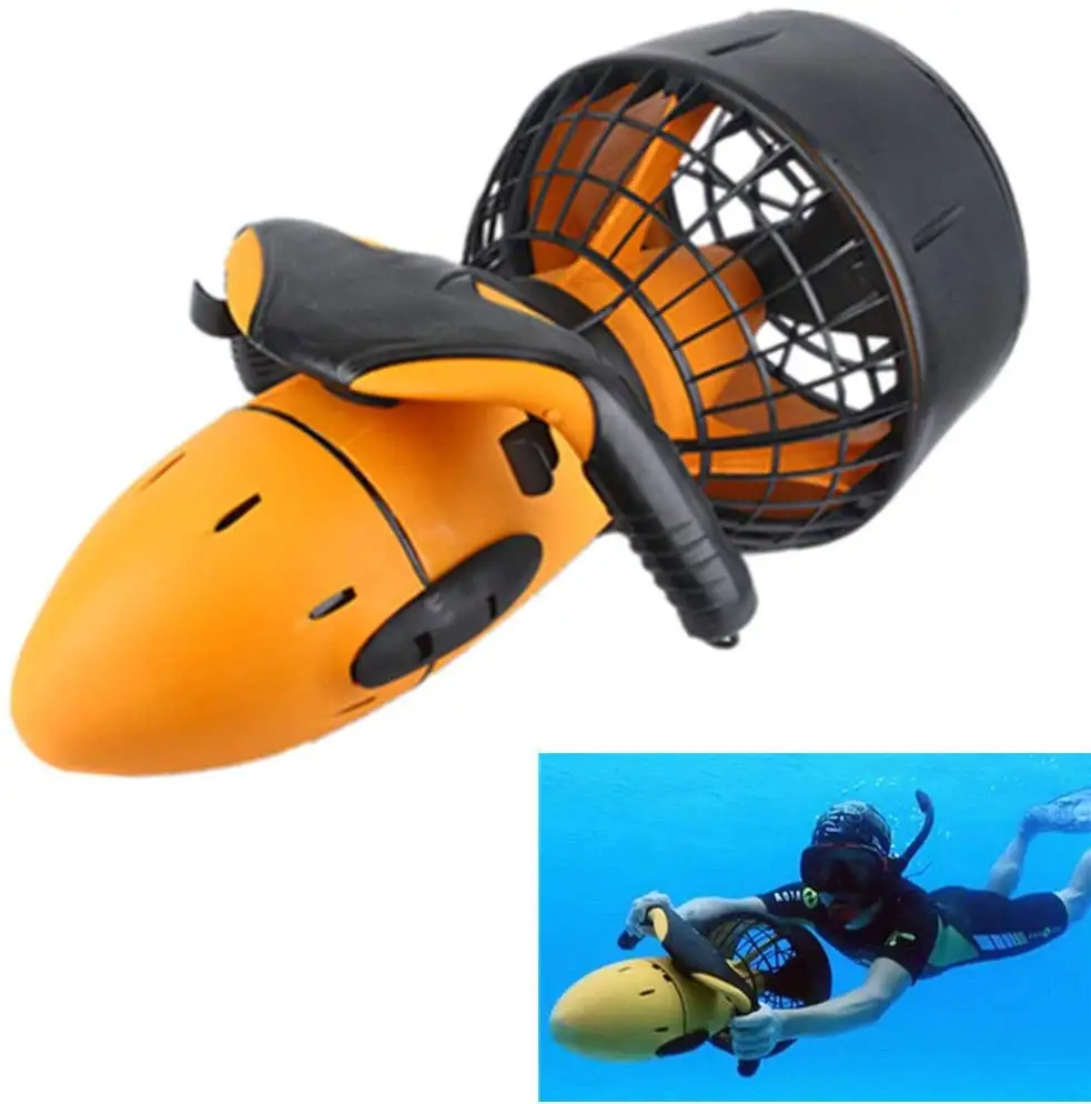 Электрический подводный скутер с пропеллерами, 24 В, 300 Вт, 30 м