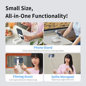 Pliable <span class=keywords><strong>pour</strong></span> Bluetooth Filming Assistant Device Selfie Stick & Monopod Phone Holder Outdoor Phone & Camera Aid - Product Image 6