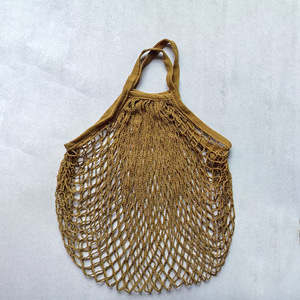 Sac à main en coton maillé de haute qualité, grande capacité, sac à main en maille pour femmes avec logo personnalisé, sacs fourre-tout - Product Image 3