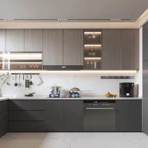 Fabricante de gabinetes de cocina modulares, gabinete de diseño personalizado - Product Image 1