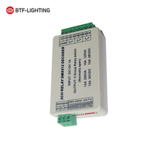 Contrôleur de décodeur DMX512 à relais 3 canaux DC12V pour éclairage LED