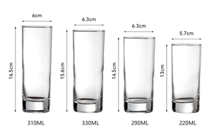 <span class=keywords><strong>Bicchieri</strong></span> Alti per Cocktail all'Ingrosso, <span class=keywords><strong>Bicchieri</strong></span> Trasparenti Ecologici Resistenti al Calore, Stile Classico con Base Pesante - Product Image 3