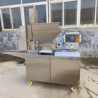 Machine à galettes de maïs à vendre, machine automatique de grande capacité pour la fabrication de friandises pour chiens, de burgers de viande et de légumes, de formes carrées et ovales