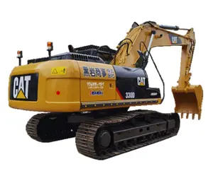 Máquinas de estrada para escavadeira de esteira CAT Caterpillar 330D usadas no Japão feitas à venda